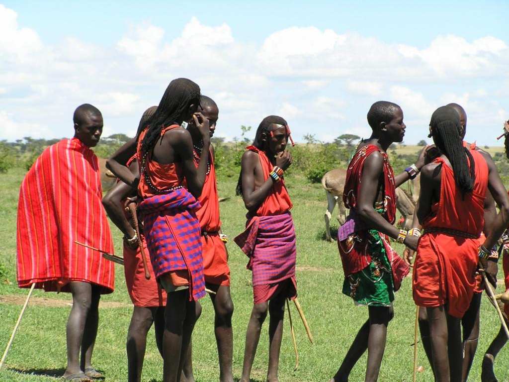 The Maasai tribe in East Africa shot in shot in Kenya in 2005. Image credit: wikipedia 