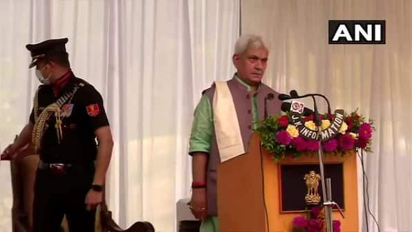 Manoj Sinha takes oath as Jammu and Kashmir's L-G; career politico succeeds ex-IAS GC Murmu