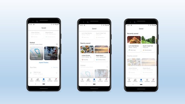 Google Maps updates 'Saved tab' to make saved locations easier to access