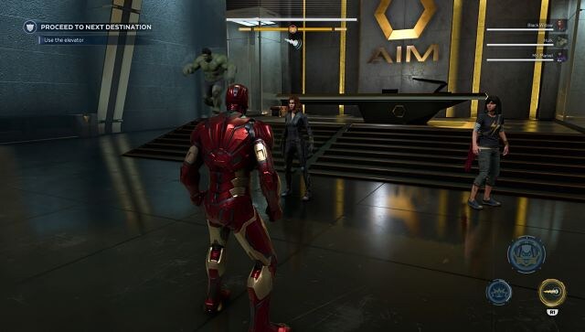 Screen grab from Marvel's Avengers Beta