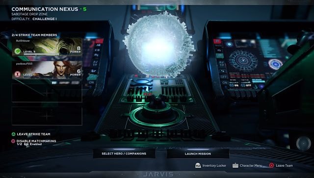 The Communication Nexus in Marvel's Avengers, which serves as a staging ground for War Zone missions