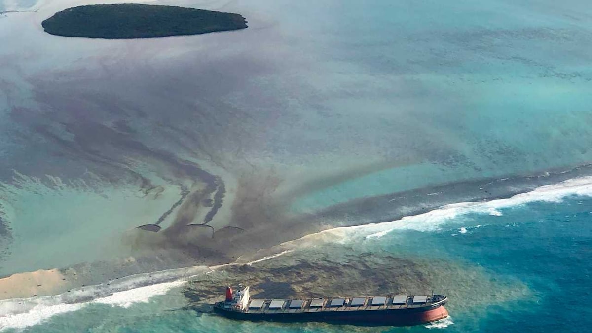 Stricken Japanese ship behind devastating Mauritius oil spill successfully sunk in open ocean