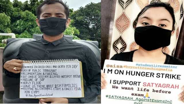 'Prepared for NEET, JEE, but terrified of catching COVID-19': Why students aren’t convinced by govt’s assurances 'Prepared for NEET, JEE, but terrified of catching COVID-19': Why students aren’t convinced by govt’s assurances