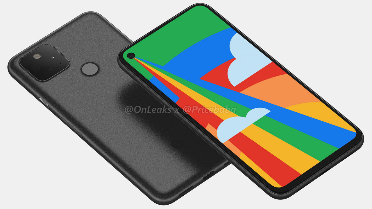 Google Pixel 5 render. Image: Pricebaba