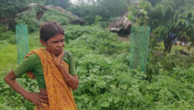 60-year-old Shevanti Savara, resident of Dharanhatti, says the adults in her family sleep empty stomach because there is not enough for everyone. Parth MN 