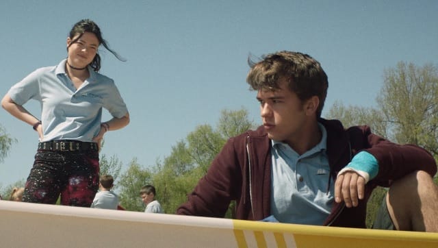 Piper Curda as Mallory and John-Paul Howard as Ben in a still from The Wretched