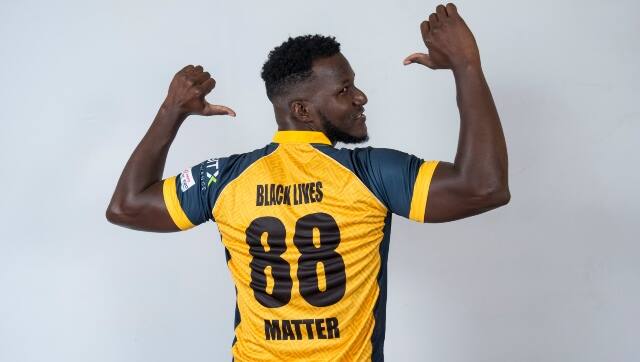 St Lucia Zouks skipper Daren Sammy is supporting the Black Lives Matter campaign. Image courtesy: CPL