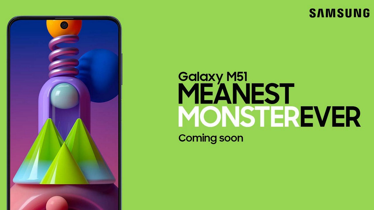 Galaxy M51 Amazon teaser