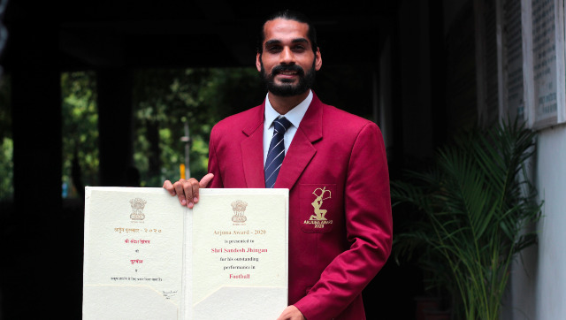 National Sports Awards: Ultimate dream is to qualify for FIFA World Cup, says Arjuna Awardee Sandesh Jhingan National Sports Awards: Ultimate dream is to qualify for FIFA World Cup, says Arjuna Awardee Sandesh Jhingan