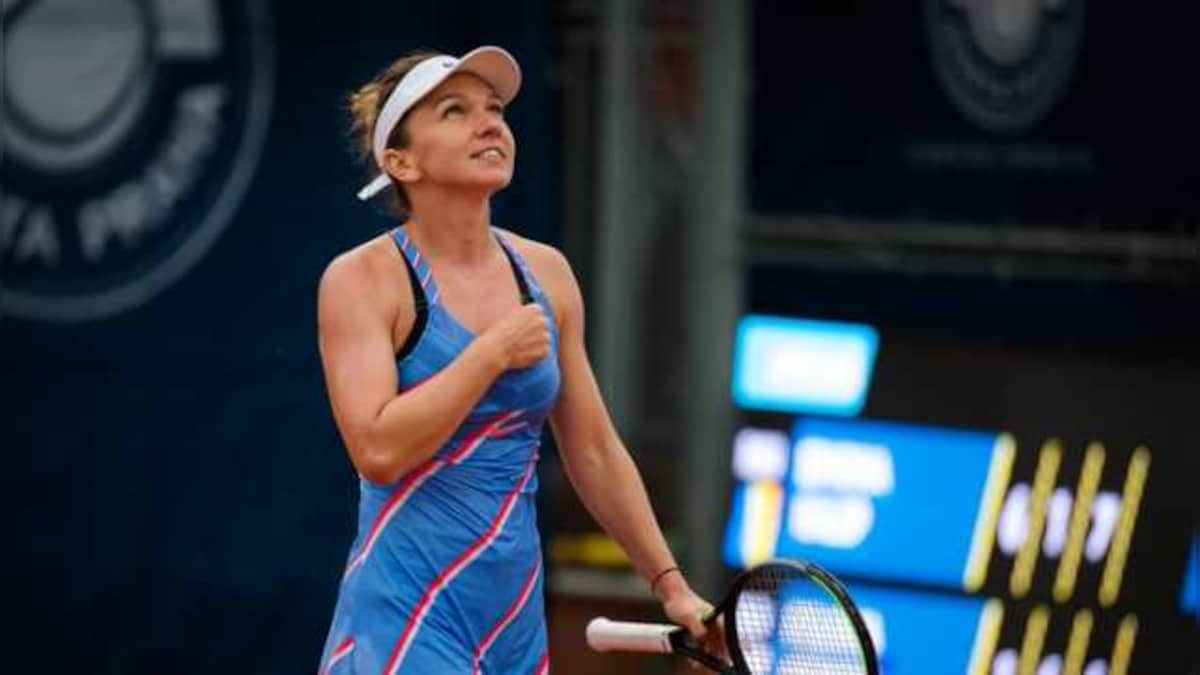 Prague Open 2020: Top-seeded Simona Halep battles past Polana Hercog to reach second round