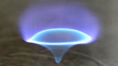 Soot-free 'blue whirl' flame recreated by researchers that could be handy in cleaning up oil spills