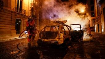 Paris Saint-Germain fans vandalise shops, set cars ablaze after PSG's Champions League final defeat, police makes several arrests