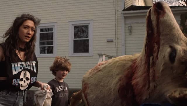 Zarah Mahler as Abbie in a still from The Wretched