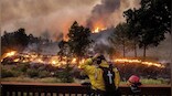 California wildfire was triggered by explosives at gender reveal party, claims fire department