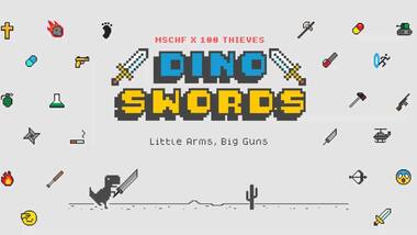 Google Chrome’s Dino game gets modifications, new swords, weapons, tank and chopper