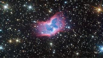 ESO's telescope captures stunning images of a 'cosmic butterfly' nebula 3,000 lightyears away