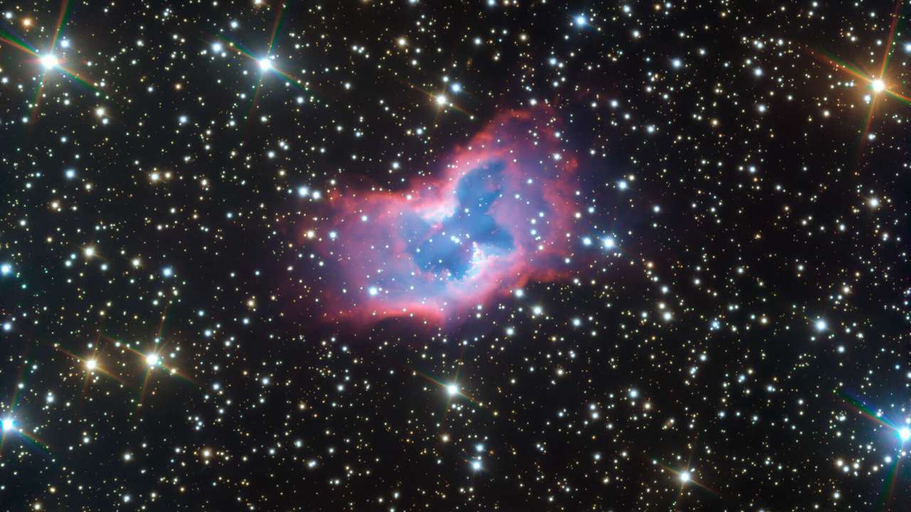 ESO's telescope captures stunning images of a 'cosmic butterfly' nebula 3,000 lightyears away ESO's telescope captures stunning images of a 'cosmic butterfly' nebula 3,000 lightyears away