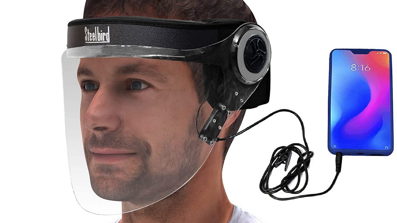 Steelbird India launches hands-free face shield that will let you take calls and listen to music Steelbird India launches hands-free face shield that will let you take calls and listen to music
