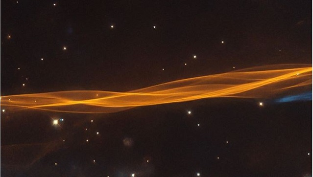 NASA's Hubble telescope captures dreamy 'veil-like' edge of Cygnus supernova blast wave NASA's Hubble telescope captures dreamy 'veil-like' edge of Cygnus supernova blast wave