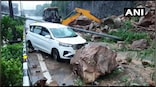 Mumbai rains: Heavy showers cause landslide on Western Express Highway in Kandivali, traffic diverted