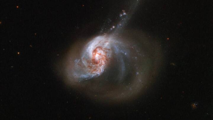 NASA shared an image of eccentrically shaped NGC 1614 galaxy, leaves netizens amazed