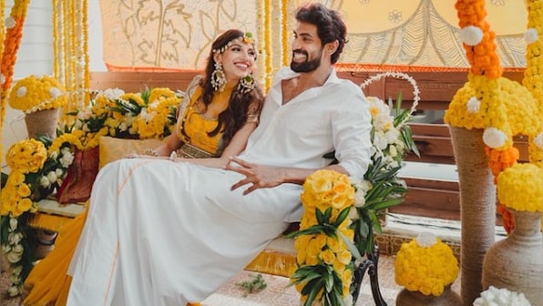 Rana Daggubati marries Miheeka Bajaj in a low-key ceremony; Ram Charan, Allu Arjun attend