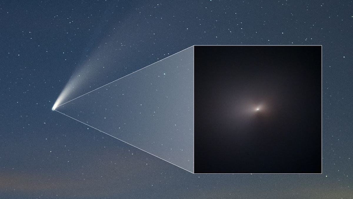 Hubble telescope captures close-up shot of ‘celebrity’ comet NEOWISE as it passes by the Sun