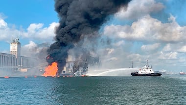 Two bodies found, 2 missing after pipeline explosion in Texas' Port of Corpus Christi; search ops underway