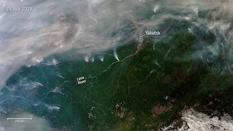 Siberia is facing forest 'zombie' fires as a result of climate change, releases huge amounts of CO2 into the atmosphere