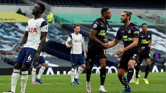 Premier League: Newcastle snatch late draw against Tottenham after controversial penalty for handball