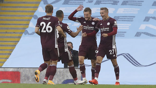 Premier League: Jamie Vardy scores hat-trick as Leicester smash five past Manchester City Premier League: Jamie Vardy scores hat-trick as Leicester smash five past Manchester City