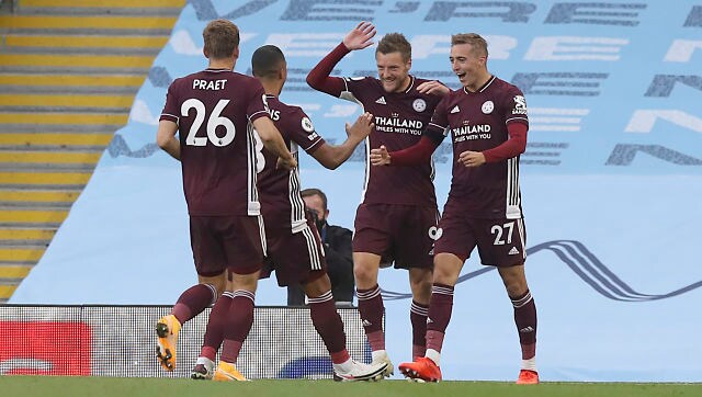 Premier League: Jamie Vardy scores hat-trick as Leicester smash five past Manchester City Premier League: Jamie Vardy scores hat-trick as Leicester smash five past Manchester City