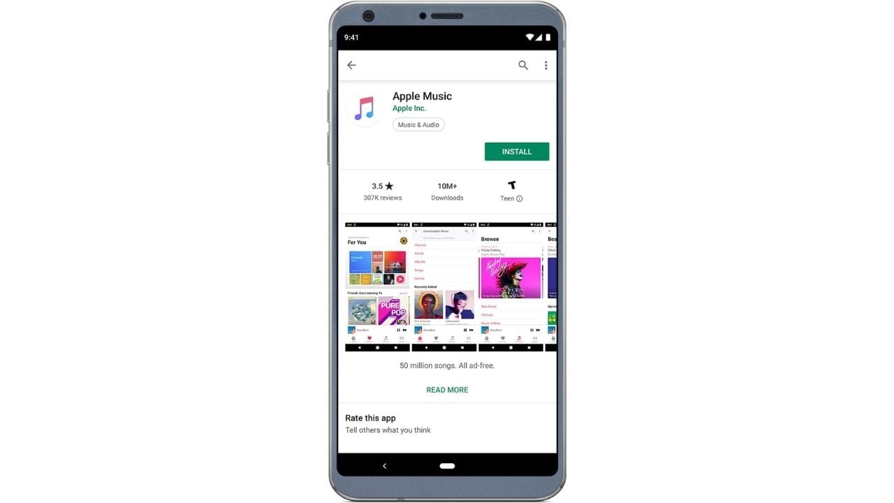 Apple Music app for Android
