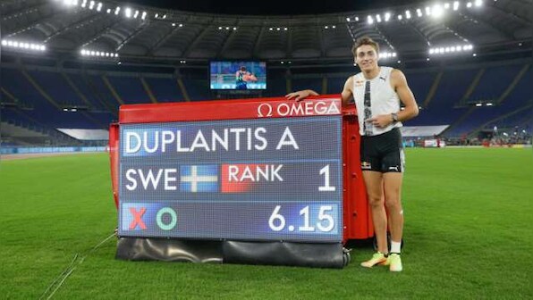 Pole vaulter Armand Duplantis breaks Sergey Bubka's 26-year-old outdoor world record
