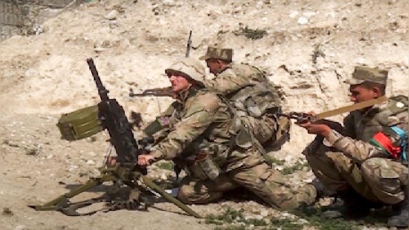 Clashes between Armenia and Azerbaijan over disputed Nagorno-Karabakh region continue; toll rises to 95