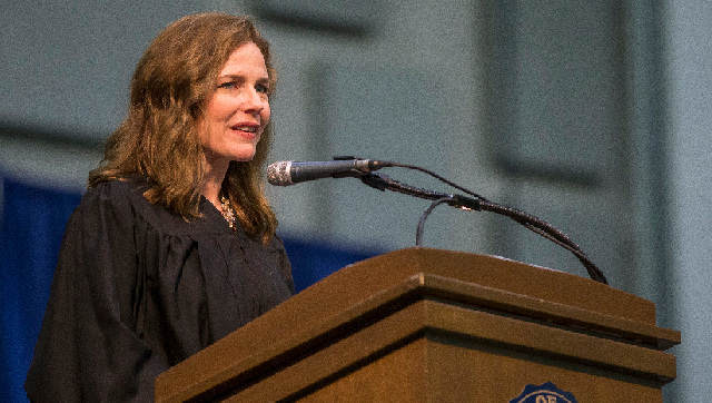 Donald Trump nominates Judge Amy Coney Barrett to replace Ruth Bader Ginsburg at US Supreme Court Donald Trump nominates Judge Amy Coney Barrett to replace Ruth Bader Ginsburg at US Supreme Court