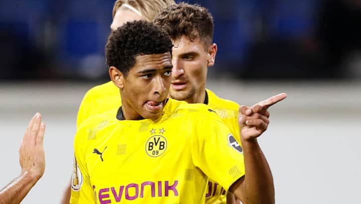 German Cup: Jude Bellingham scores on debut as Borussia Dortmund thrash MSV Duisburg; Dresden beat Hamburg