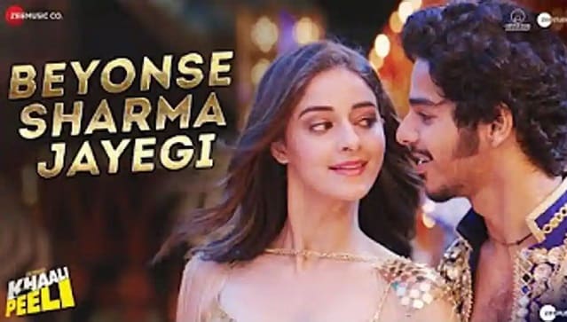 Khaali Peeli makers tweak 'Beyonce Sharma Jayegi' title after facing flak over 'racist' song Khaali Peeli makers tweak 'Beyonce Sharma Jayegi' title after facing flak over 'racist' song