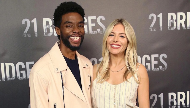 Sienna Miller recalls Chadwick Boseman took pay cut to increase her fee for their film 21 Bridges Sienna Miller recalls Chadwick Boseman took pay cut to increase her fee for their film 21 Bridges