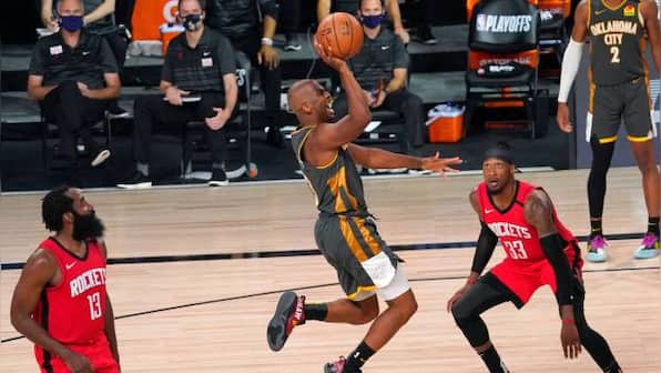 NBA: Oklahoma City Thunder force Game 7 vs. Houston Rockets; Miami Heat beat Milwaukee Bucks in opener