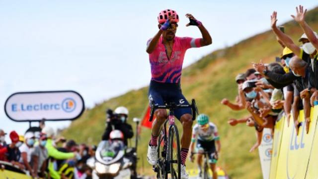 Tour de France 2020: Daniel Martinez cruises to victory in stage 13; Primoz Roglic extends overall lead Tour de France 2020: Daniel Martinez cruises to victory in stage 13; Primoz Roglic extends overall lead