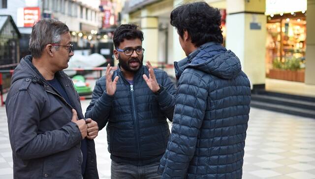 Sudhanshu Saria on the sets of Knock Knock Knock 