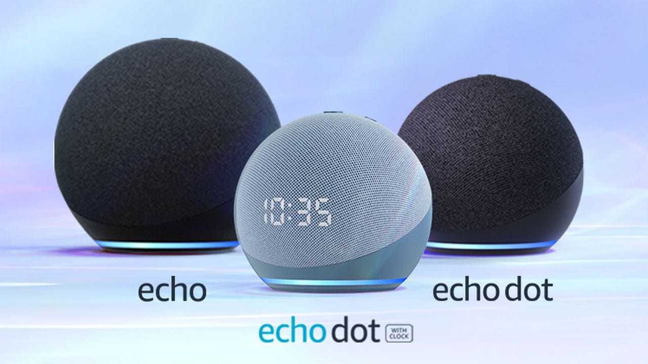 Newly launched Echo devices.