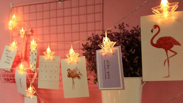 Soft glow fairy lights to enhance the setting Soft glow fairy lights to enhance the setting