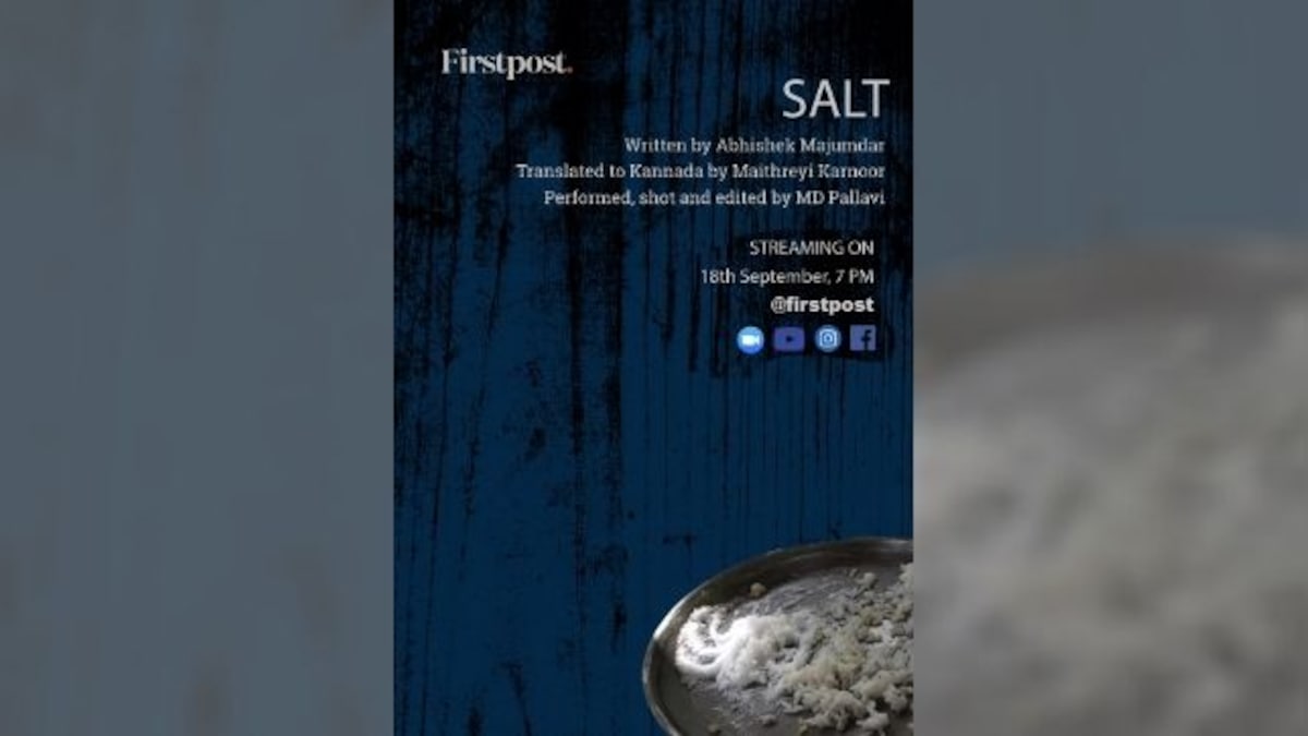 FirstAct: Watch MD Pallavi's Salt, a play about ramifications of poverty in a pandemic