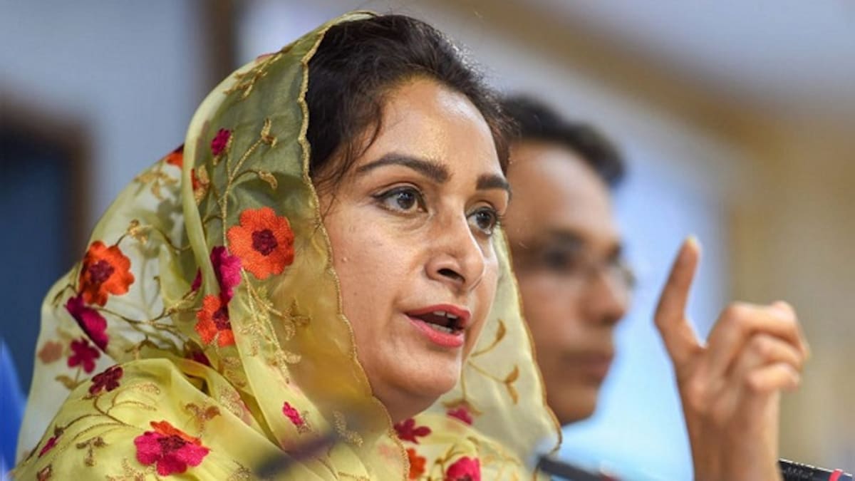 President accepts Harsimrat Kaur Badal's resignation from Cabinet in opposition to govt's 'anti-farmer policies'