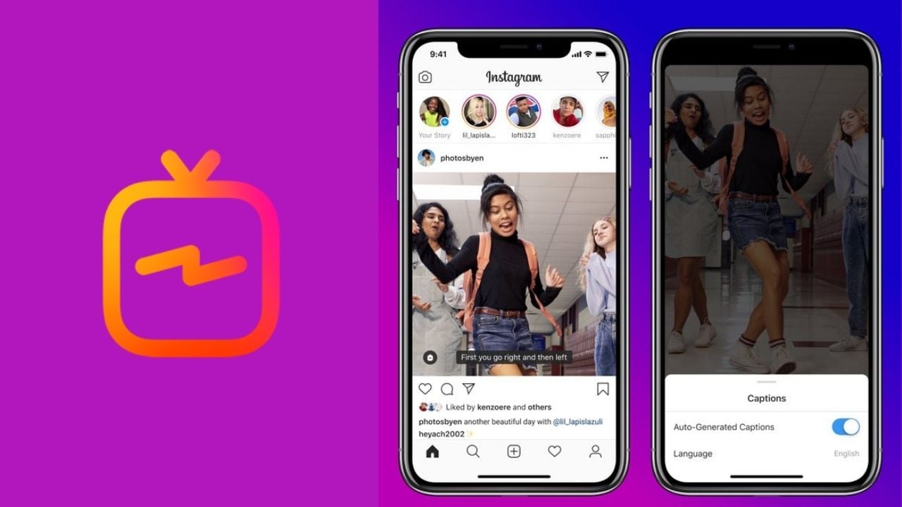 IGTV to get closed captions starting 16 September.