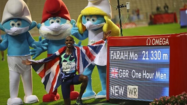 Mo Farah, Sifan Hassan break one-hour world records at Brussels Diamond League meeting