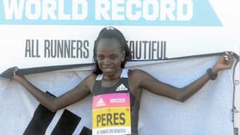 Kenya's Peres Jepchirchir sets women-only half marathon world record time in Prague
