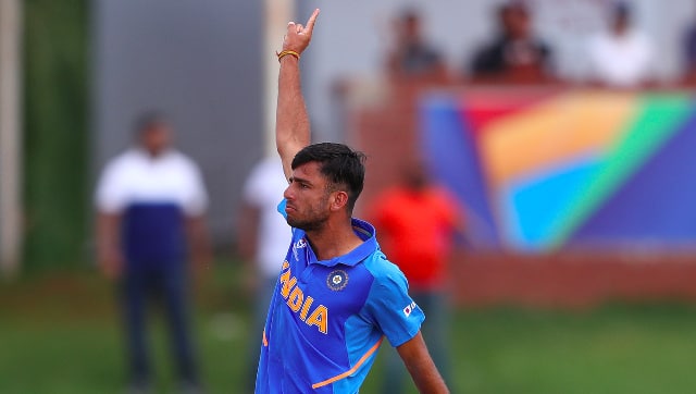 Ravi Bishnoi finished as the leading wicket-taker in the 2020 edition of the ICC U-19 World Cup. Image credit: Twitter/@BCCI